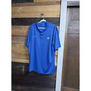 Duke Blue Short Sleeve Mens Size 3XL Dri-Fit